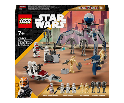 Klocki LEGO® LEGO Star Wars™ 75372 Zestaw bitewny z żołnierzem armii klonów